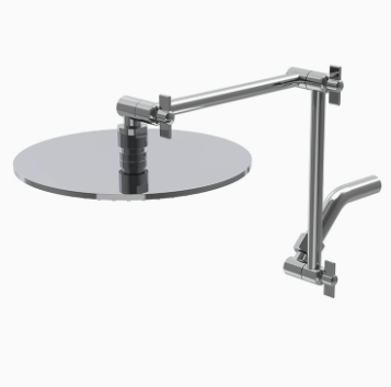 二重関節歯付シャワーアーム