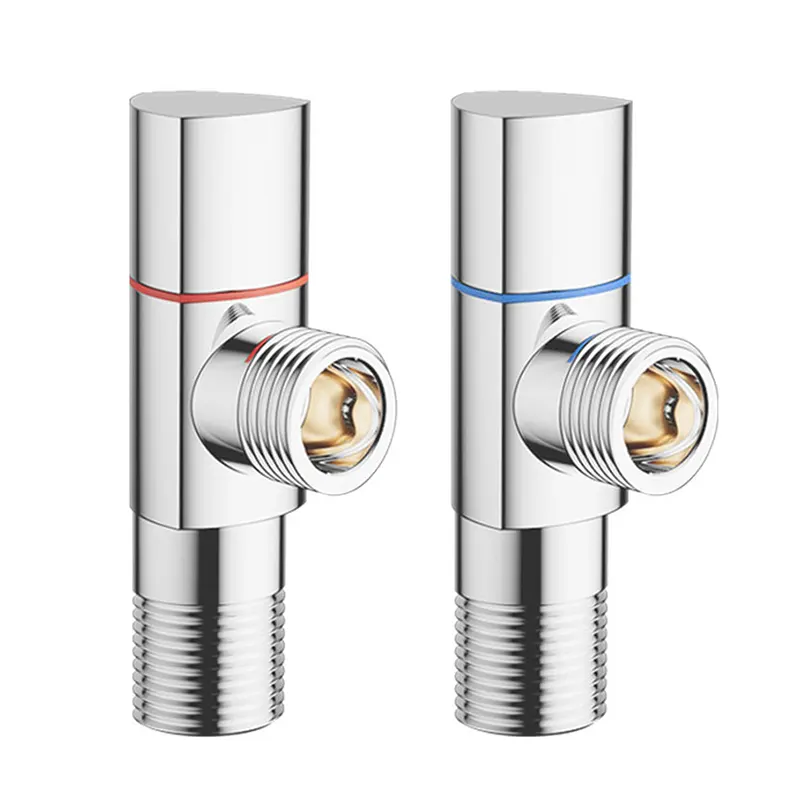 電気メッキ真鍮アングルバルブ