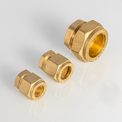 EN1254 パイプ継手低圧給水用鍛造真鍮圧縮ストップエンド