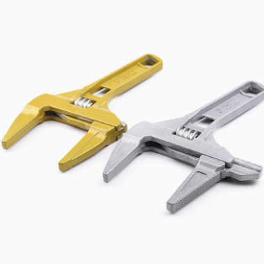 大きな爪と短いハンドルを備えた強力なアルミニウム合金レンチ