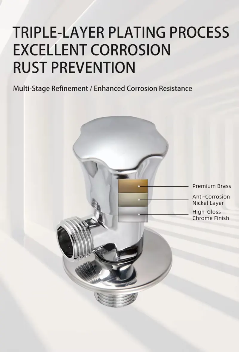 Polished Chrome Angle Valve Polished Chrome Angle Valve