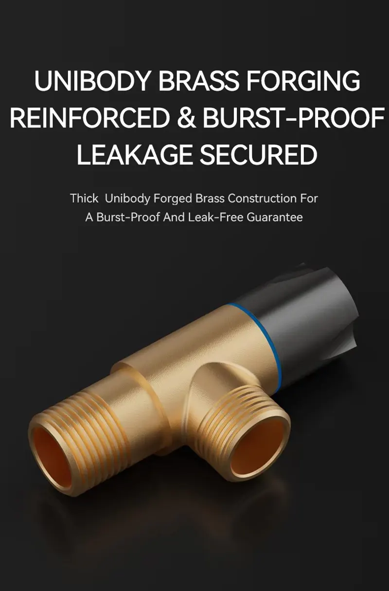 Grey Brass Angle Valve