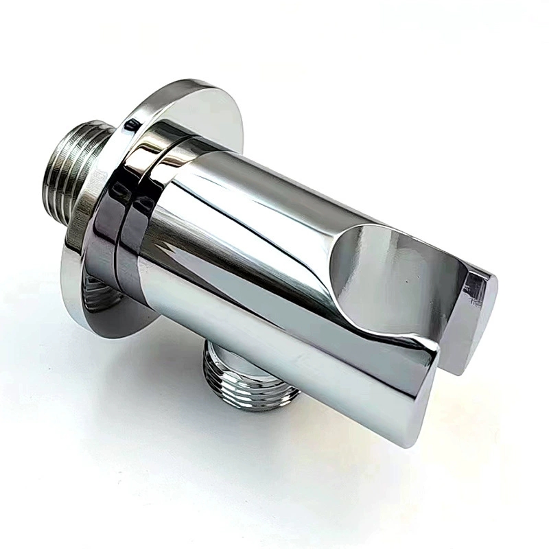 新到着全真鍮シャワーホルダー、ハンドヘルドシャワー用の隠された丸いブラケット、ソリッドブラスシャワーマウント